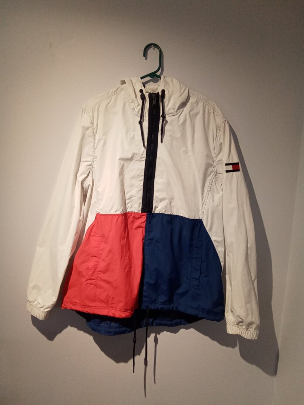 Men's Tommy Hilfiger Retro Colorblock Pullover Windbreaker Jacket